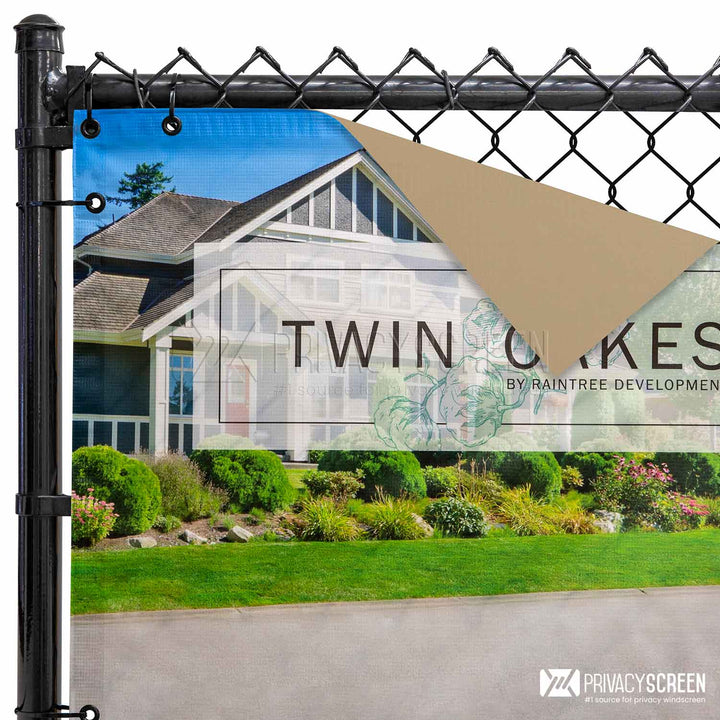 411 Series - Ultra-High Clarity Vinyl Fence Wrap - PrivacyScreen