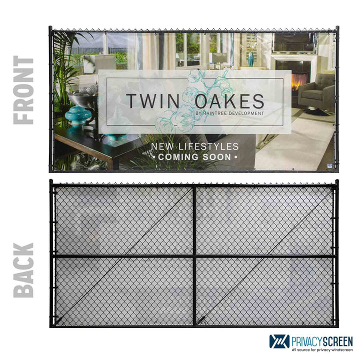 411 Series - Ultra-High Clarity Vinyl Fence Wrap - PrivacyScreen