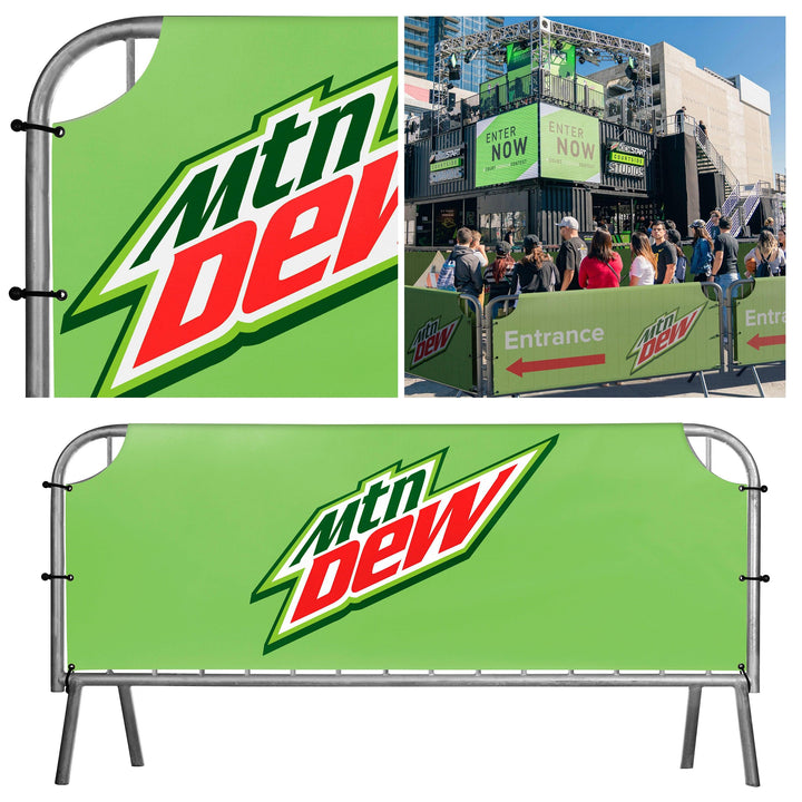 811 Series - Polyester Printed Barricade Flex-Cover - PrivacyScreen